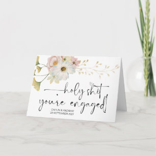 Cartão Parabéns Noiva Noivado de Casamento e noiva