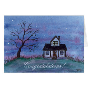 Cartão Parabéns - Nova casa