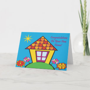 Cartão Parabéns - Nova casa