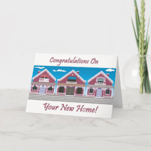 Cartão Parabéns - Nova casa