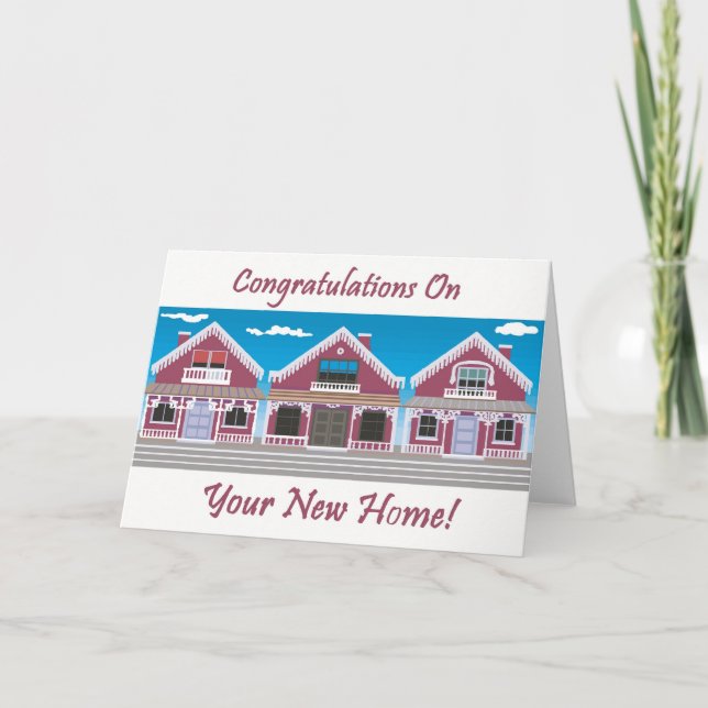 Cartão Parabéns - Nova casa (Frente)