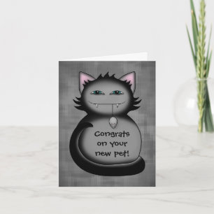 Cartão Parabéns novo animal de estimação