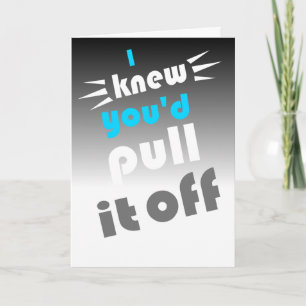 Cartão parabéns para aprovação no exame de bar