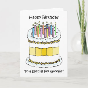 Cartão Parabéns para Pet Groomer