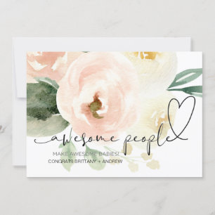 Cartão Parabéns pela irmã nova bebê