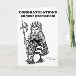 Cartão Parabéns pela promoção