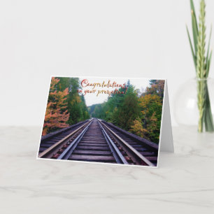 Cartão Parabéns pela promoção no emprego!