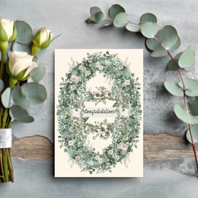 Cartão Parabéns pelo casamento (Criador carregado)