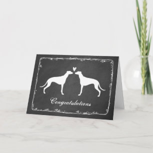 Cartão Parabéns pelo Casamento dos Galgos