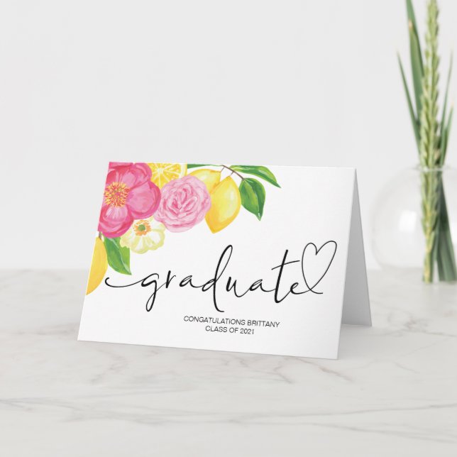 Cartão Parabéns pelo Formando escolar do Formando de facu (Frente)