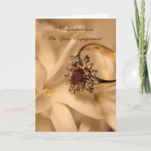 Cartão Parabéns pelo Noivado