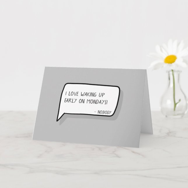 Cartão "Parabéns pelo novo emprego" | Sarcástico Disse Ni (Planta pequena)