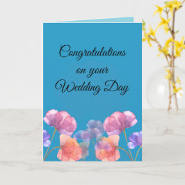 Cartão Parabéns pelo seu casamento