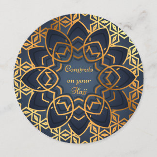 Cartão Parabéns pelo seu Hajj