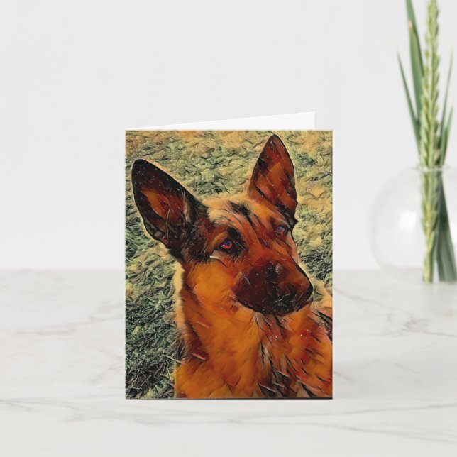 Cartão Parabéns pelo seu novo cachorrinho! (Frente)