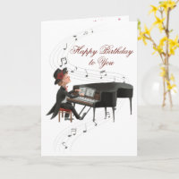 Parabéns, Piano Man Cantando para sua esposa