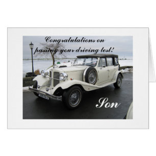 Cartão Parabéns que passaram no seu filho do teste de con