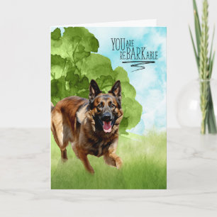 Cartão Parabéns reBARKable Cão belga Tervuren