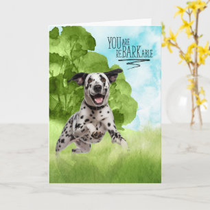 Cartão Parabéns reBARKable Cão Dálmata