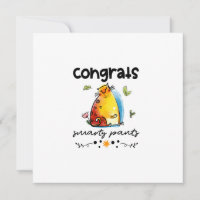 Parabéns Smarty Pants Engraçado Cartografia de Gat