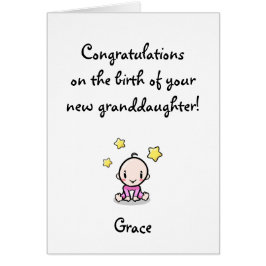 Cartão Parabéns Sobre A Avó, Avós,