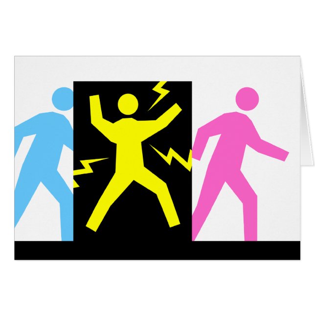 Cartão parabéns sobre a mudança de sexo (Frente Horizontal)