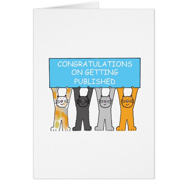 Cartão Parabéns sobre a Publicação (Frente)