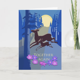 Cartão Parabéns sobre a Reunião com a Mãe de Nasciment