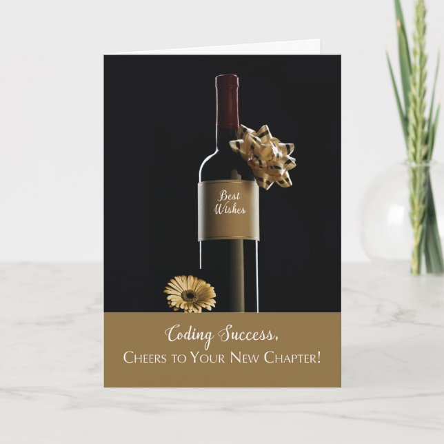 Cartão Parabéns sobre como se tornar um técnico de comput (Frente)