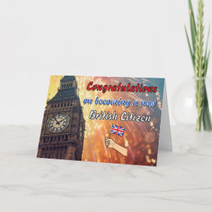 Cartão Parabéns sobre como tornar-se um novo presente cid