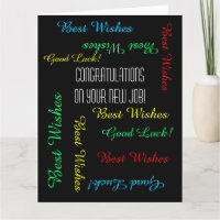 Parabéns sobre o novo emprego de todos nós, JUMBO