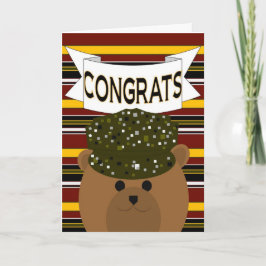 Cartão Parabéns, Soldado do Exército Hero