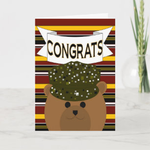 Cartão Parabéns, Soldado do Exército Hero