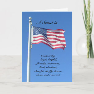 Cartão Parabéns: Um escuteiro é…