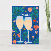 Parabéns Vinho Espumante Champanhe Floral Saudaçõe