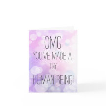 Parabéns - Você fez um pequeno Roxo humano