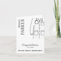 Parabéns White Casaco Ceremonia Doctor