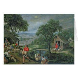Cartão Parábola do bom pastor, c.1580-90