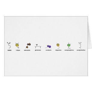 Cartão Parada do Neurotransmissor