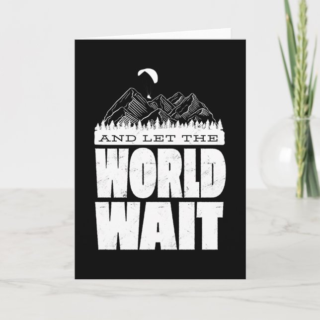 Cartão Paragliding Para Paraglider (Frente)