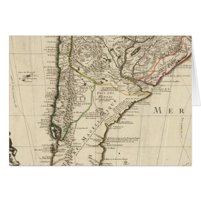 Cartão Paraguai, América do Sul (Frente Horizontal)