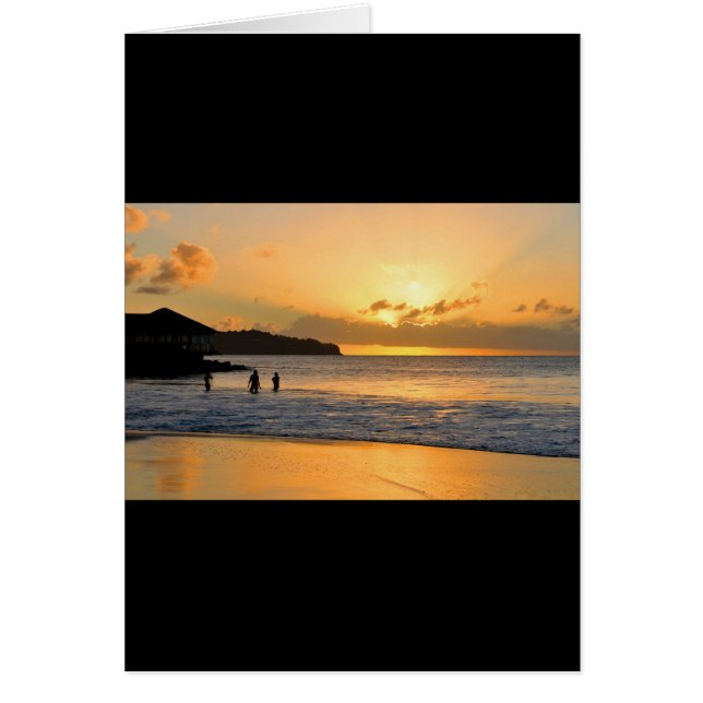 Cartão Paraíso de Caribe (Frente)