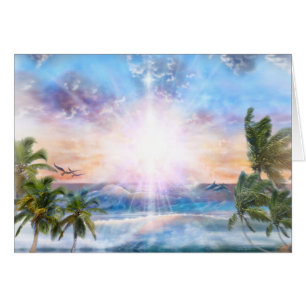 Cartão Paraíso do coco
