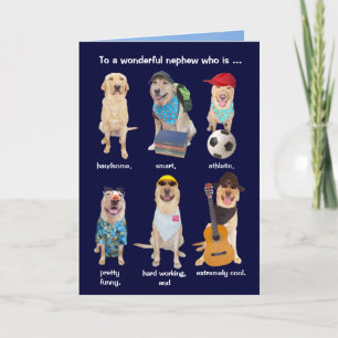Cartão Paraíso Engraçado Personalizável para Homem