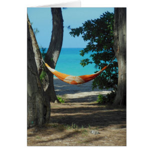 Cartão Paraíso havaiano