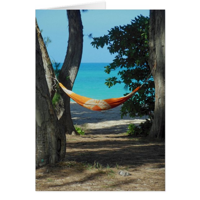 Cartão Paraíso Havaiano (Frente)