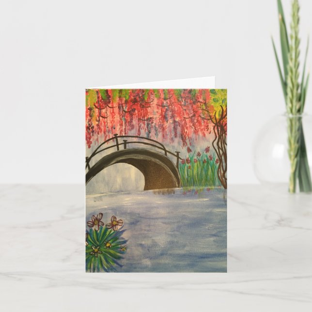 Cartão Paraíso, pequeno, 4" x 5,6" (Frente)