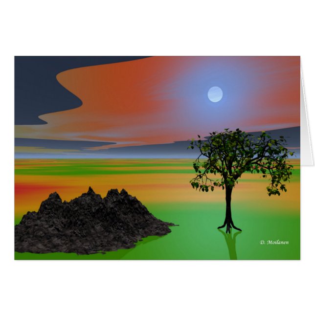 Cartão Paraíso perdido (Frente Horizontal)