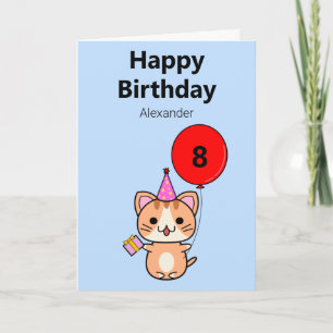 Cartão Paraíso Personalizado de Gato Gato Bastante