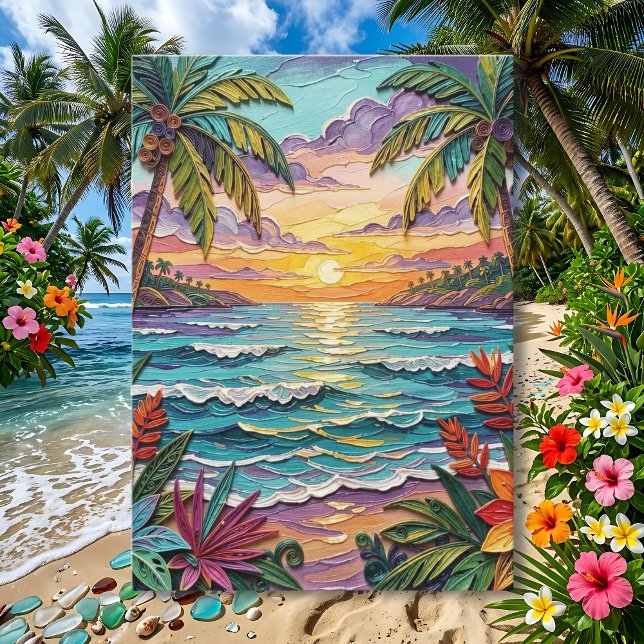 Cartão Paraíso Tropical | Pensando em Você (Criador carregado)
